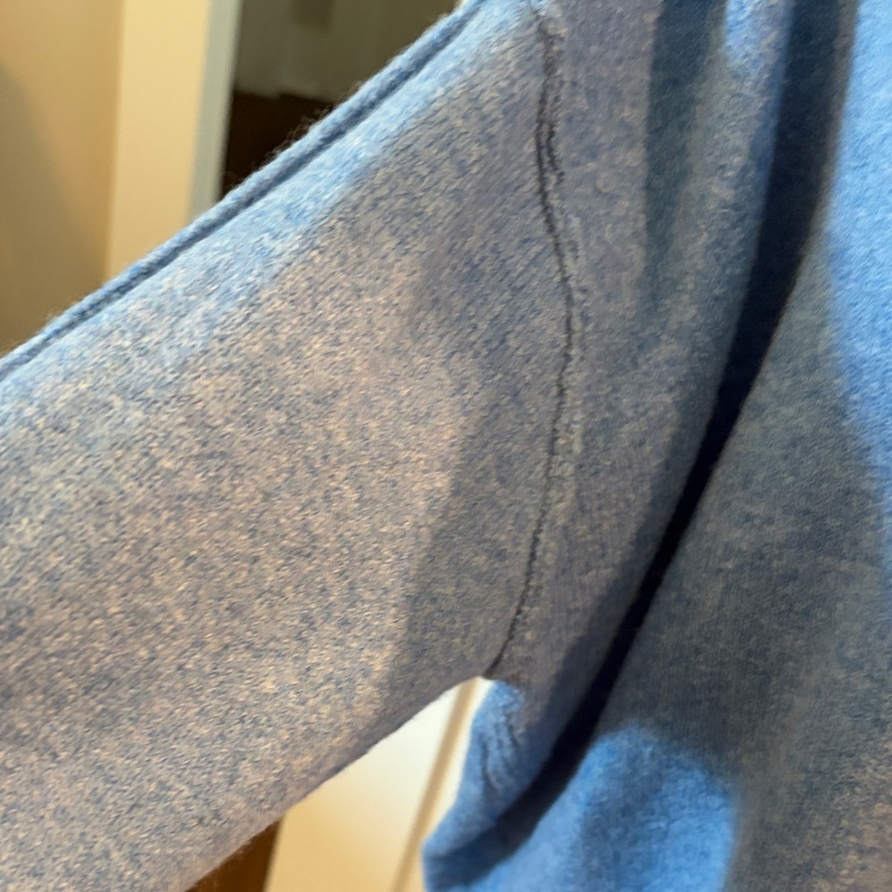 NWT Time & Tru Womens Blue Crewneck Sweater Size L Beautiful Blue Warm - Picture 5 of 14